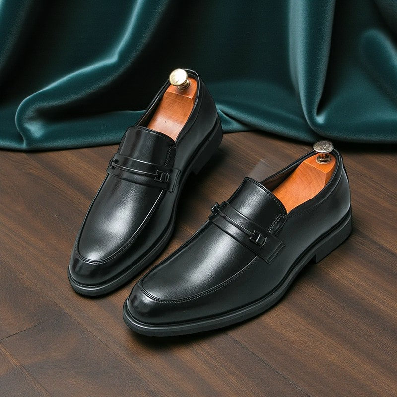 Classic Leather Slip-On Loafers