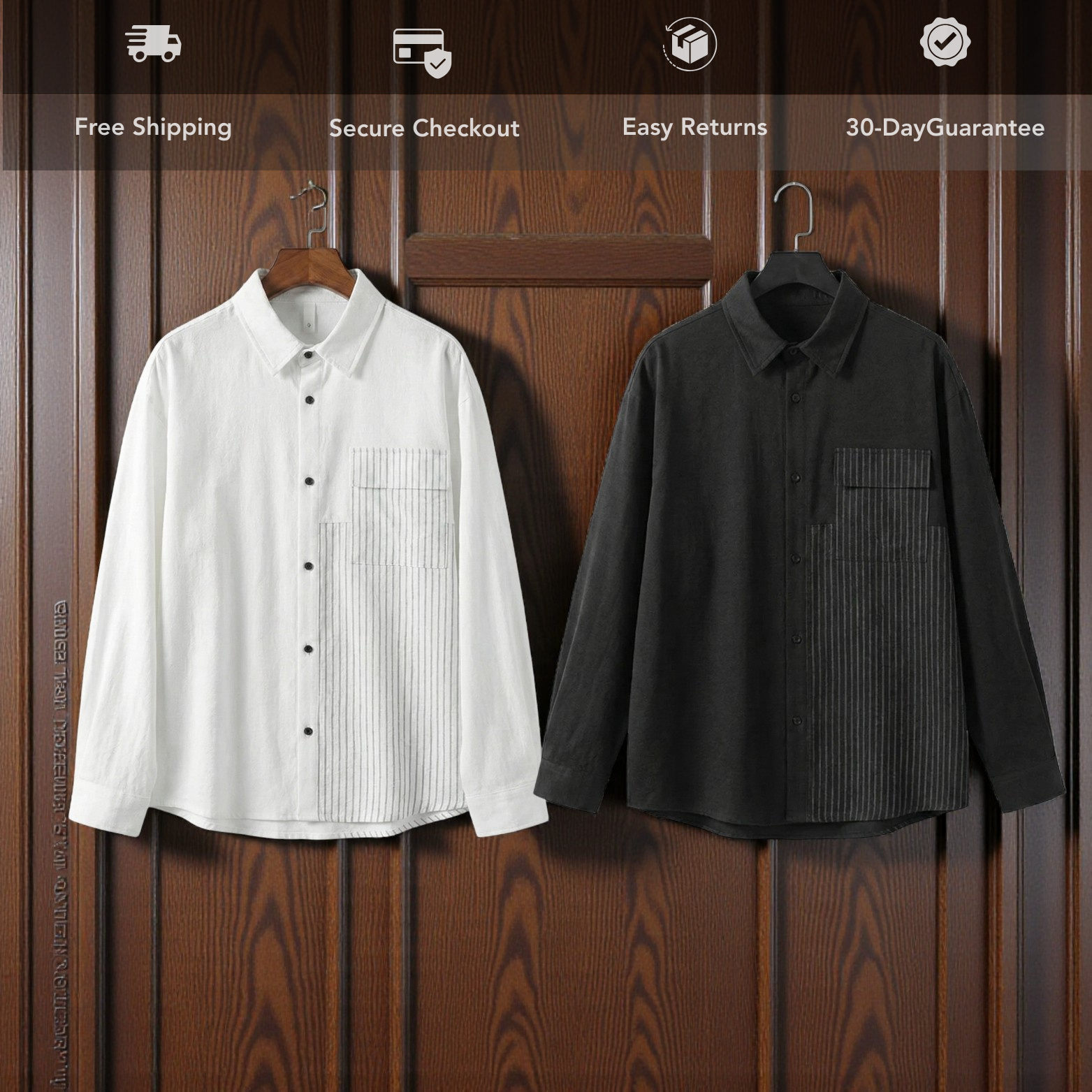 Color-Block Streetwear Shirt