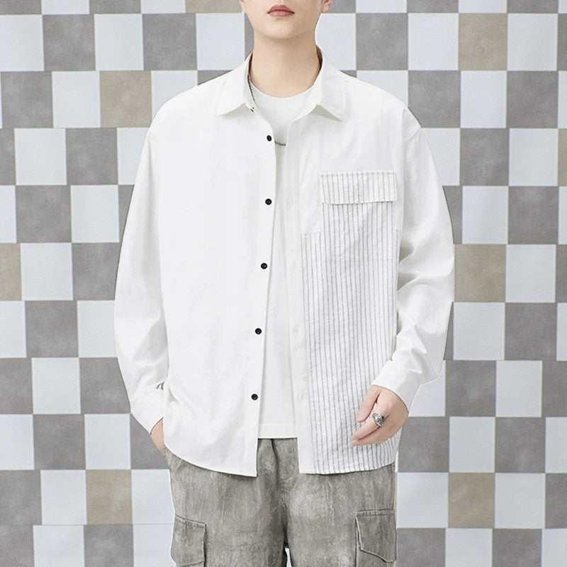 Color-Block Streetwear Shirt