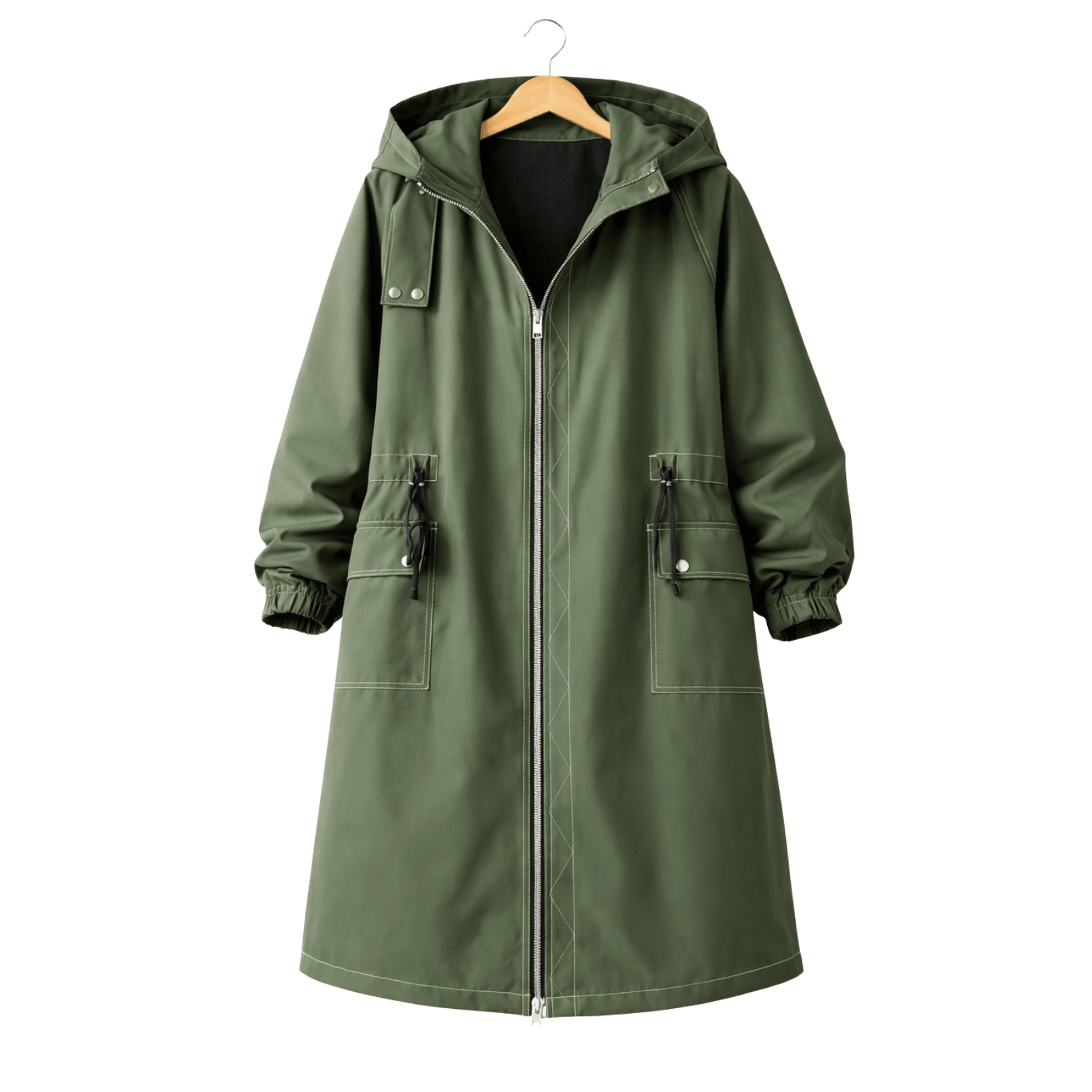 Korean Style Long Trench Coat for Men – Autumn Streetwear - The Crew