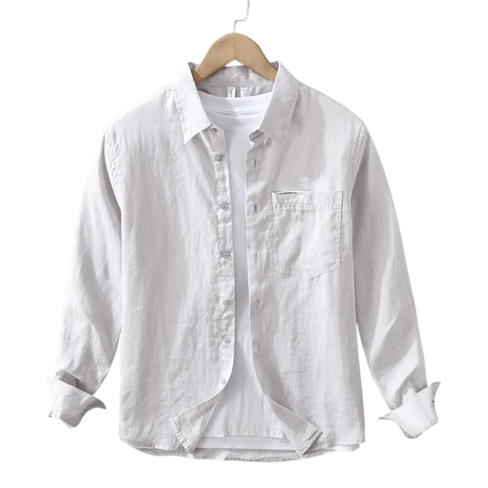 Linen White Casual Shirt
