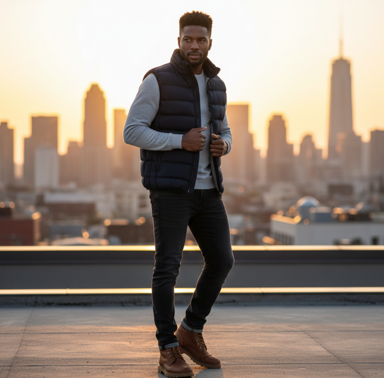 Men’s Sleeveless Winter Vest Outdoor Lifestyle – The Crew