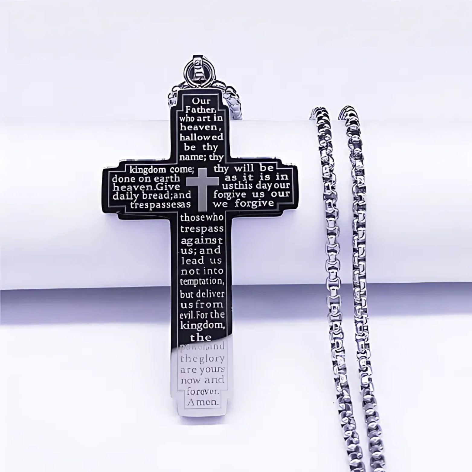 HNSP Stainless Steel Cross Chain
