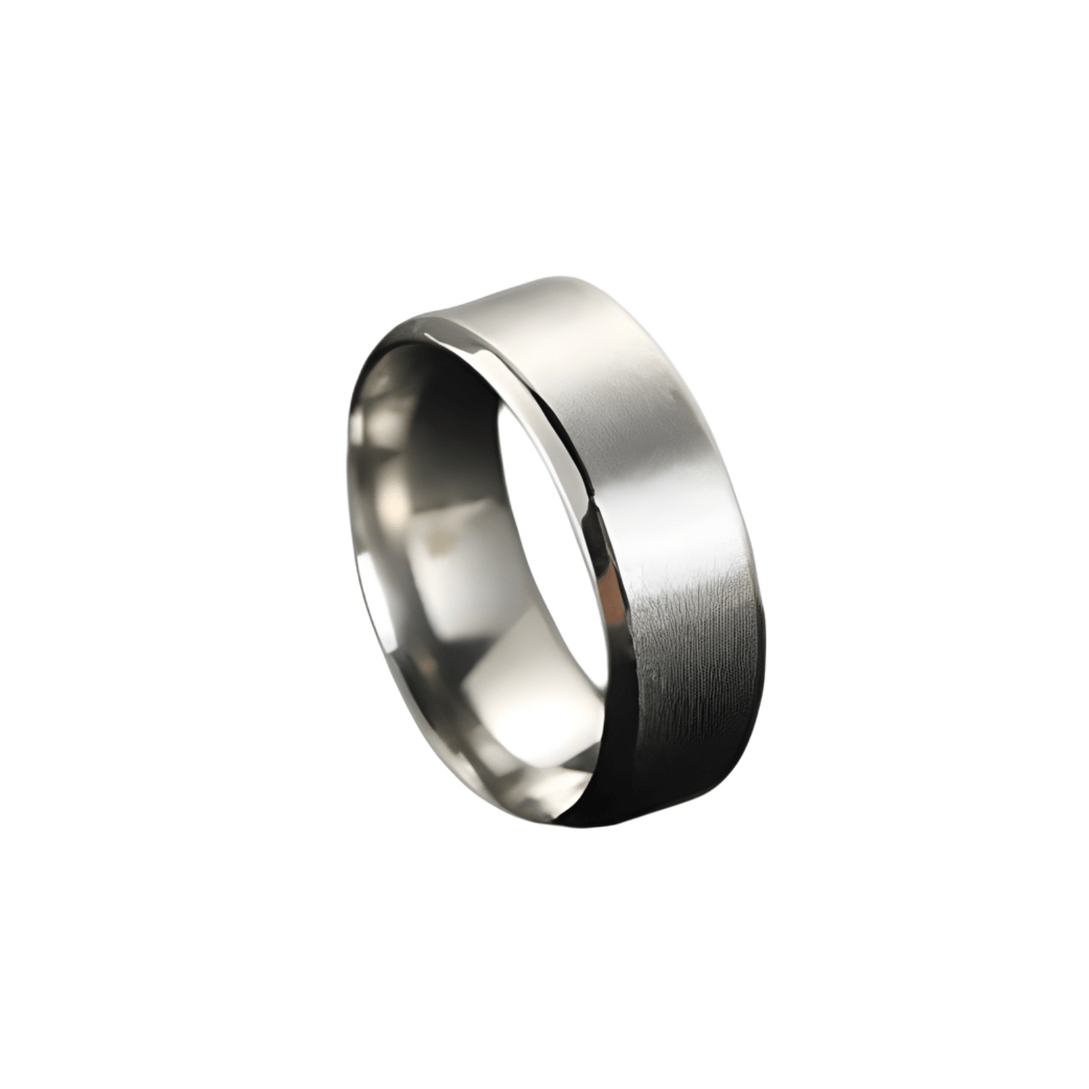 Men’s Stainless Steel Wedding Ring - The Crew