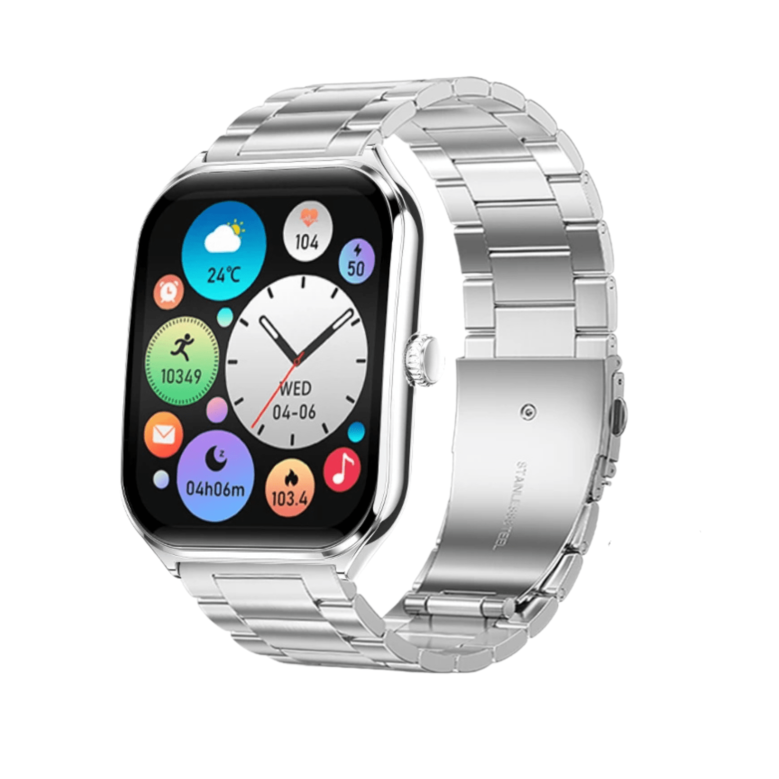 Ultra Thin AMOLED Smartwatch with Bluetooth Call - The Crew