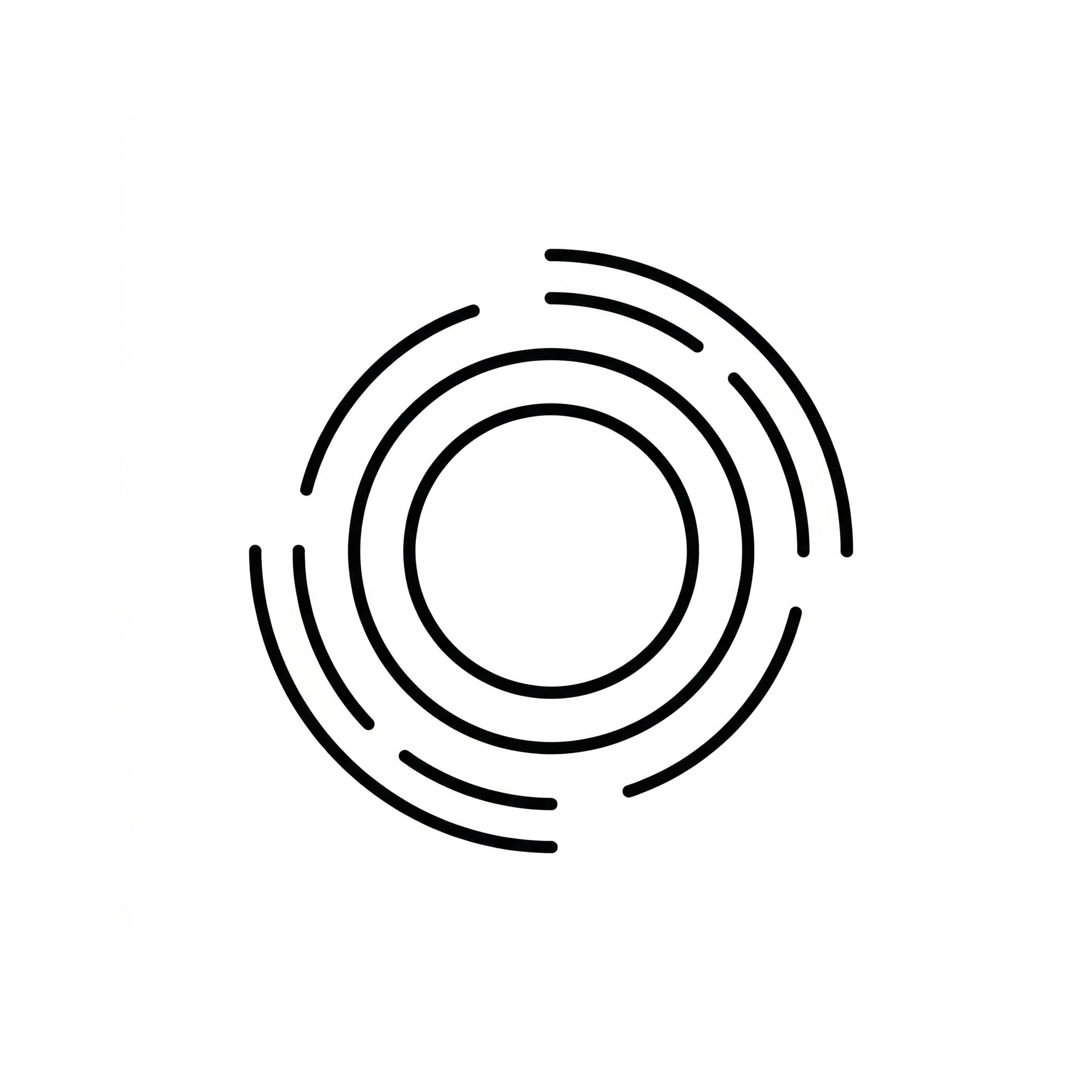 Smart Ring Activity Tracking Minimal Icon